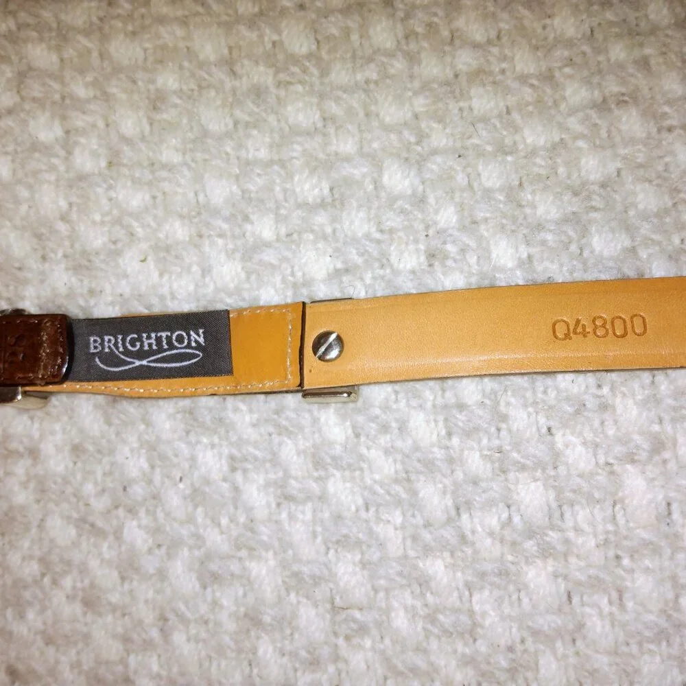 Brighton Multi Color Hair-On Leather Belt S/28 Southwestern Rodeo Vintage-Style
